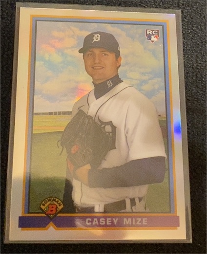 2021 Bowman #91B-CM Casey Mize — front