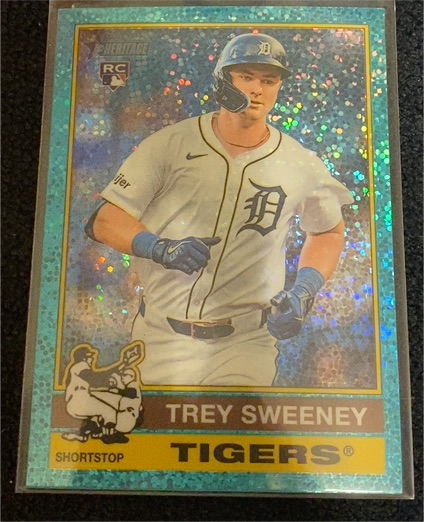 2025 Topps Heritage #432 Trey Sweeney — front
