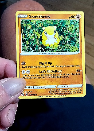 2021 Pokémon Sword & Shield Fusion Strike #131 Sandshrew — front