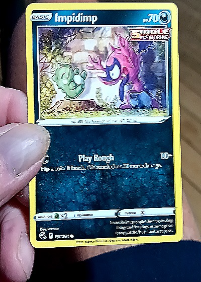 2022 Pokémon SWSH08 Fusion Strike #176 Impidimp — front
