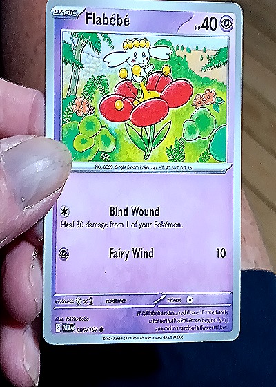 2023 Pokémon Scarlet & Violet Twilight Masquerade #086 Flabébé — front