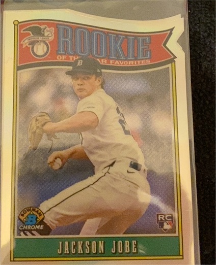 2025 Bowman Chrome Rookie of the Year Favorites #ROY-3 Jackson Jobe — front