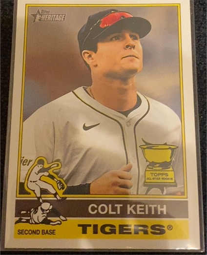 2025 Topps Heritage #255 Colt Keith — front