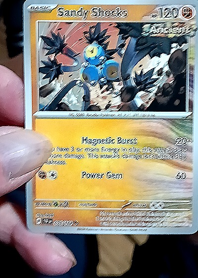2022 Pokémon Scarlet & Violet #163 Sandy Shocks — front