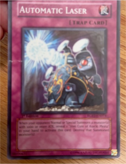 Yu-Gi-Oh! Automatic Laser RGBT-EN074 — front