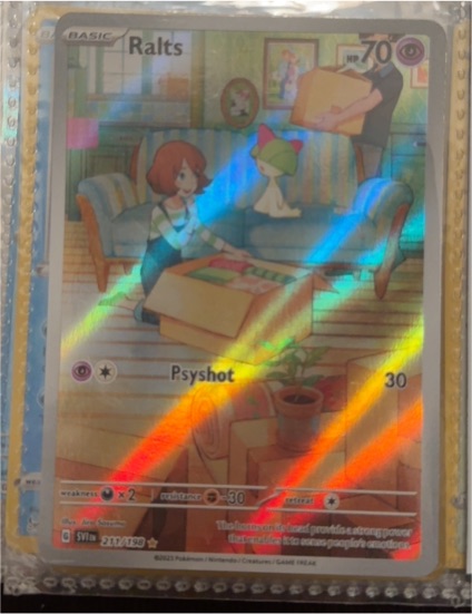 2023 Pokémon Scarlet & Violet #211/198 Ralts Illustration Rare — front