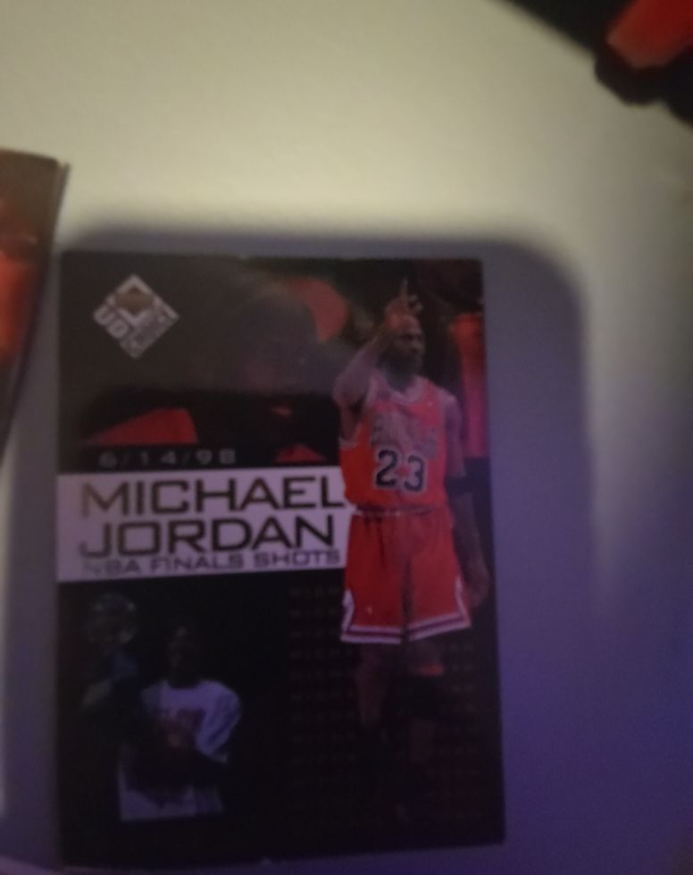 1998 Upper Deck NBA Finals Shots Michael Jordan — front