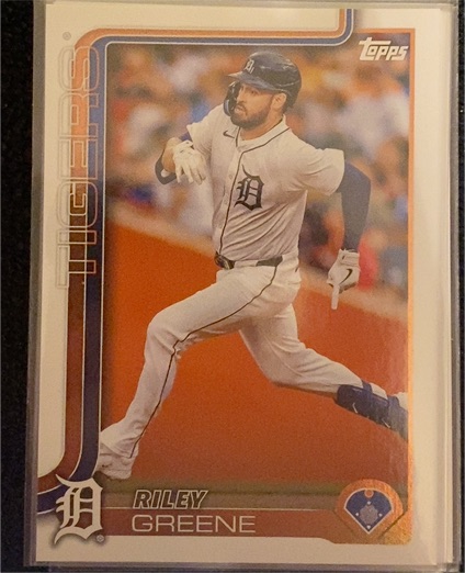 2025 Topps Series 1 #332 Riley Greene — front
