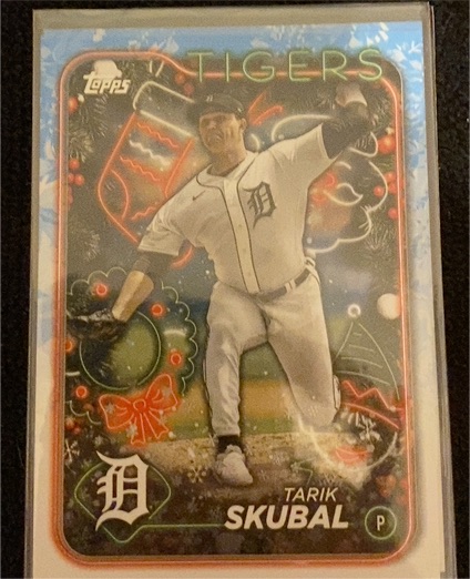 2024 Topps Holiday #H144 Tarik Skubal — front
