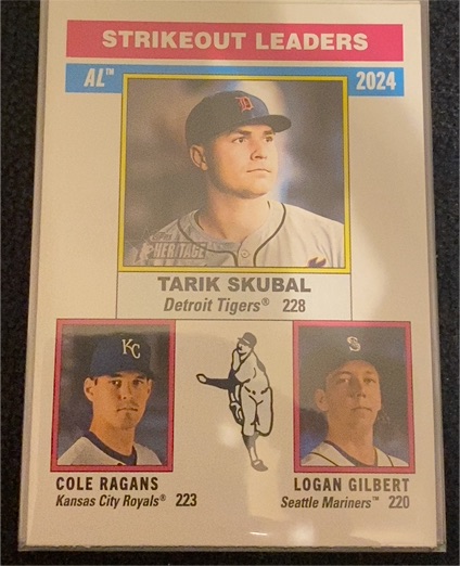 2024 Topps Heritage #228 Tarik Skubal — front