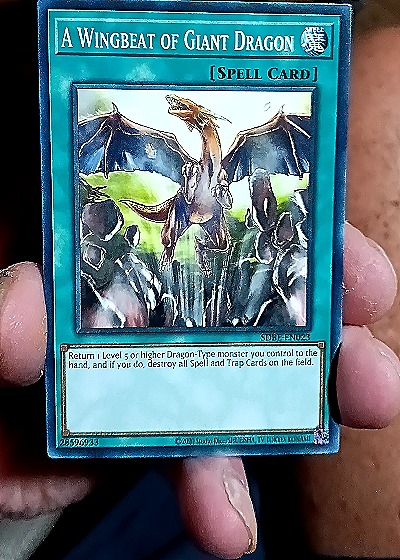 2020 Yu-Gi-Oh! SDBE-EN023 A Wingbeat of Giant Dragon — front