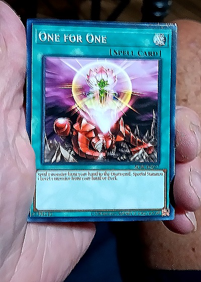 Yu-Gi-Oh! 2011 SDPD-EN028 One for One — front
