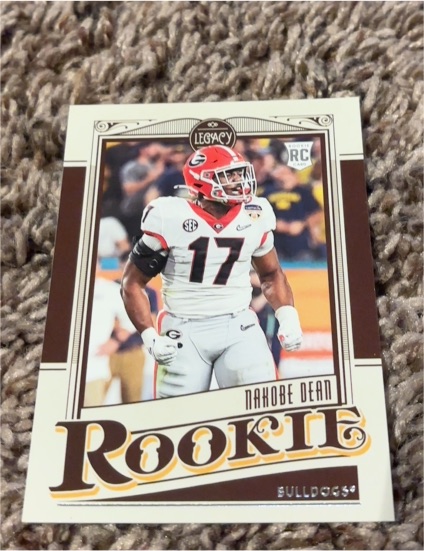 2022 Panini Chronicles Draft Picks Legacy #18 Nakobe Dean — front
