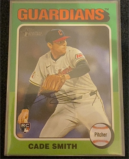 2024 Topps Heritage High Number #611 Cade Smith — front