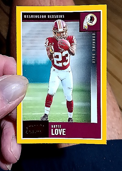 2020 Score #203 Bryce Love — front
