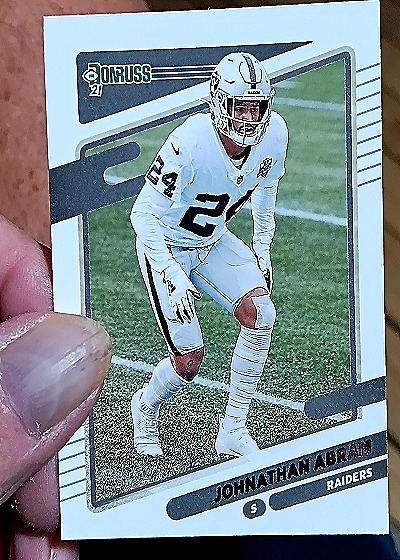 2021 Donruss #89 Johnathan Abram — front
