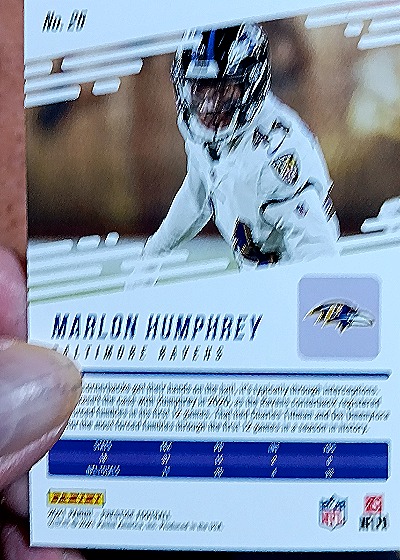 2021 Panini Prestige #90 Marlon Humphrey — back