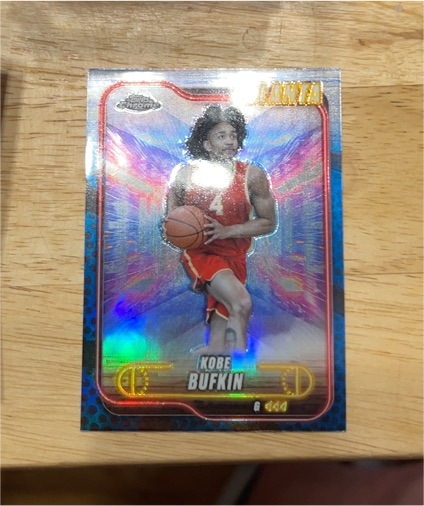 2024-25 Topps Chrome Basketball #29 Kobe Bufkin — front