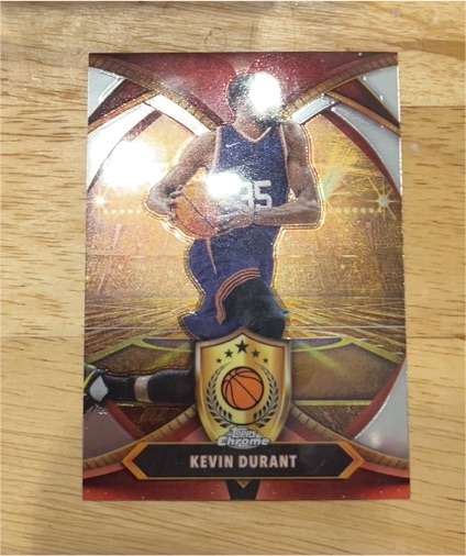 2024-25 Topps Chrome Ball of Duty #BOD-9 Kevin Durant — front