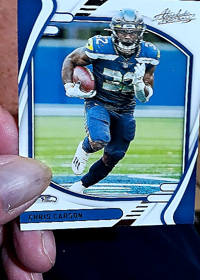 2021 Panini Absolute Football #87 Chris Carson — front