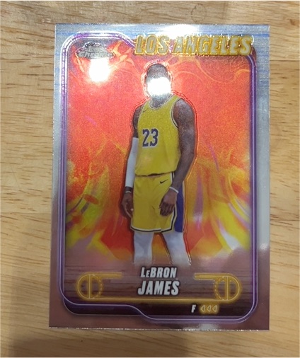 2024-25 Topps Chrome #22 LeBron James — front
