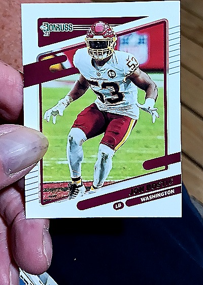 2021 Donruss #10 Jon Bostic Washington Football Team — front