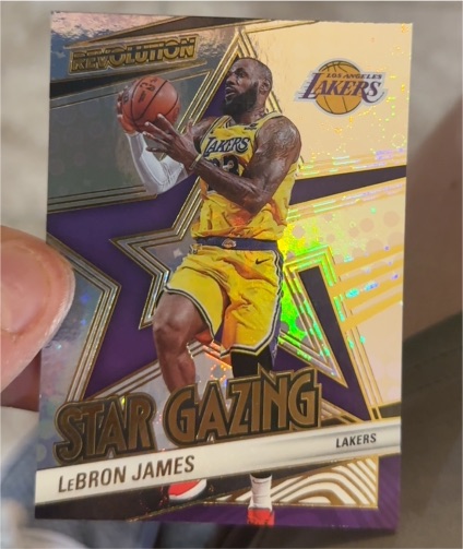 2024-25 Panini Revolution #21 LeBron James Star Gazing — front