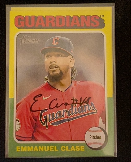 2024 Topps Heritage #129 Emmanuel Clase — front