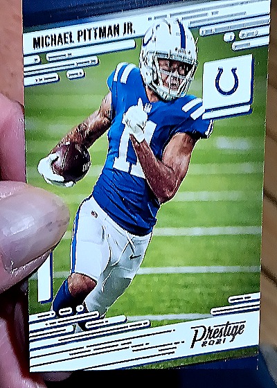 2021 Panini Prestige #82 Michael Pittman Jr. — front