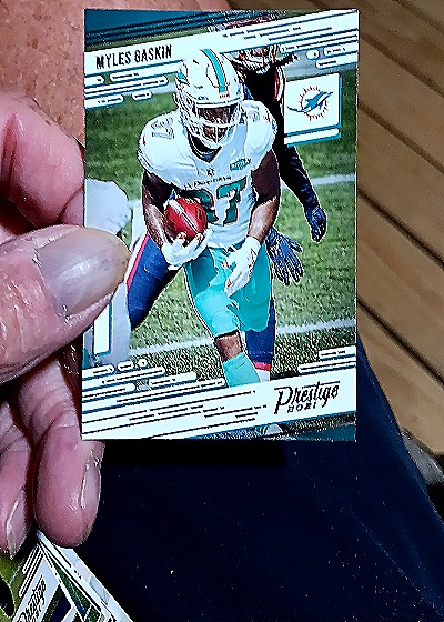 2021 Panini Prestige #66 Myles Gaskin — front