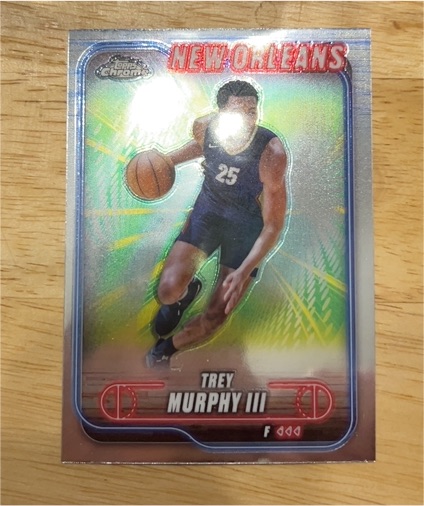 2024-25 Topps Chrome #25 Trey Murphy III — front