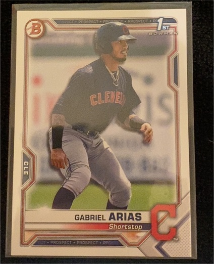 2021 Bowman #BP-89 Gabriel Arias — front