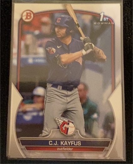 2023 Bowman Draft #BD-101 C.J. Kayfus — front