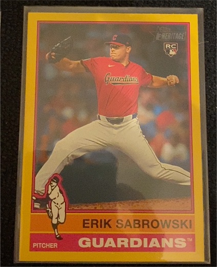 2025 Topps Heritage #433 Erik Sabrowski — front