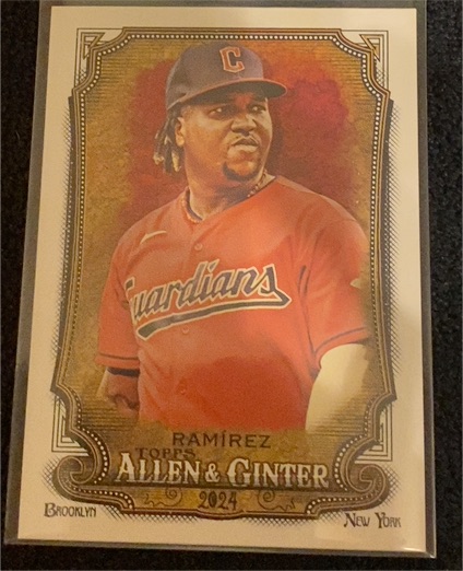 2024 Topps Allen & Ginter #123 Jose Ramirez — front