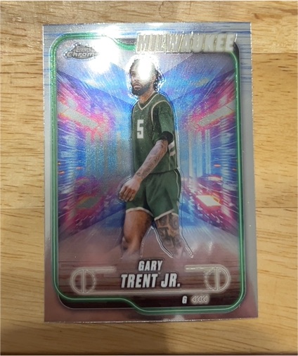 2024-25 Topps Chrome #81 Gary Trent Jr. — front