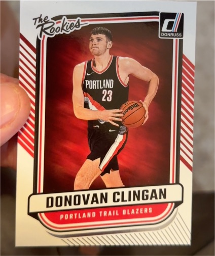 2024-25 Panini Donruss The Rookies #5 Donovan Clingan — front