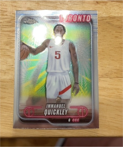 2024-25 Topps Chrome #57 Immanuel Quickley — front