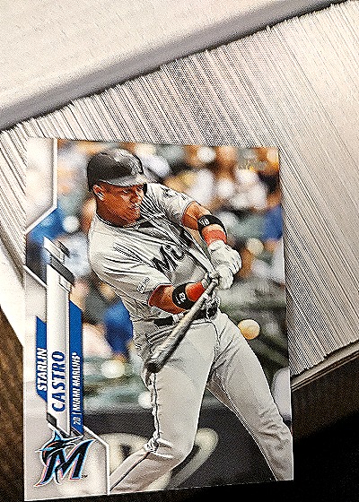 2020 Topps Series 1 #29 Starlin Castro — front