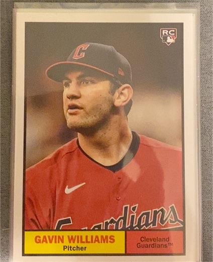 2024 Topps Archives #76 Gavin Williams Rookie Cleveland Guardians — front