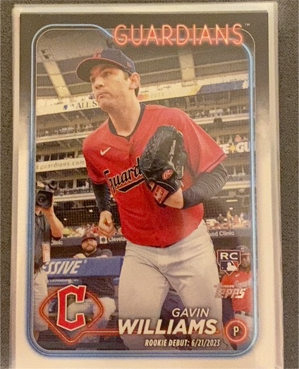 2024 Topps Update #US294 Gavin Williams — front