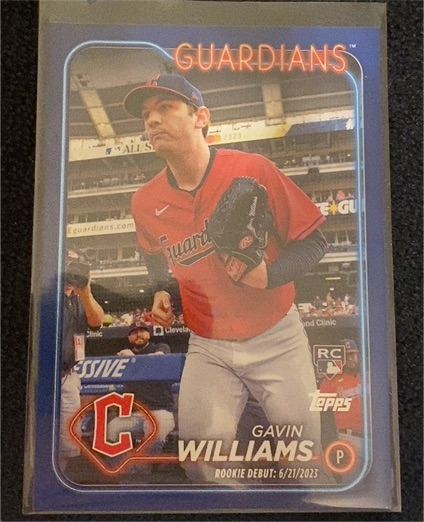 2024 Topps Update #US294 Gavin Williams — front