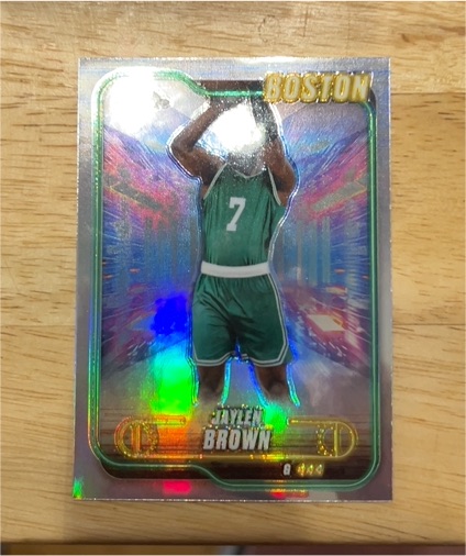 2024-25 Topps Chrome #28 Jaylen Brown — front