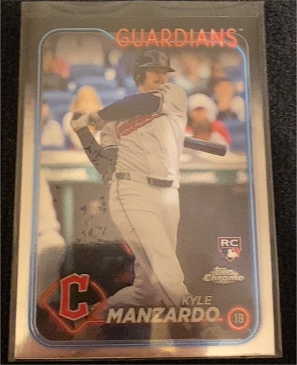 2024 Topps Chrome Update Series #USC196 Kyle Manzardo — front