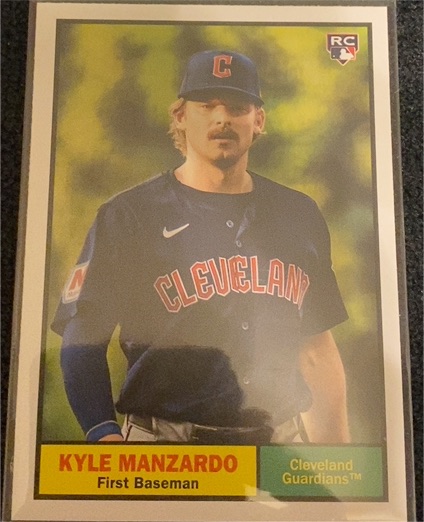 2024 Topps Archives #36 Kyle Manzardo Cleveland Guardians Rookie — front