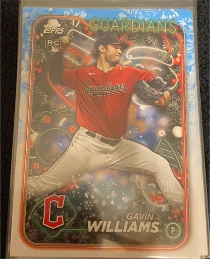 2024 Topps Holiday #H173 Gavin Williams — front