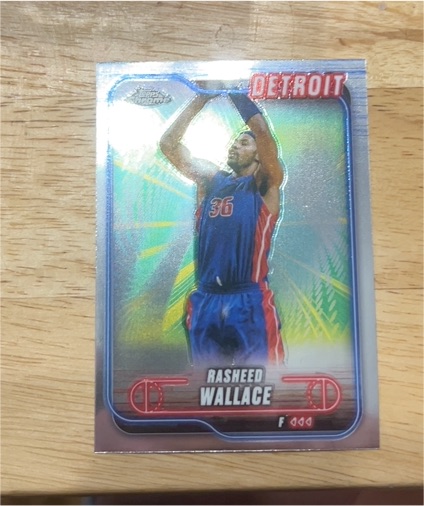 2024-25 Topps Chrome #23 Rasheed Wallace — front