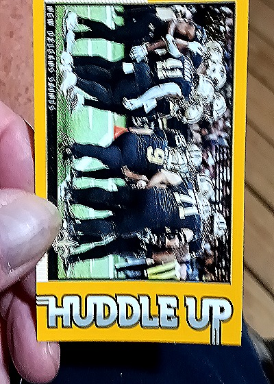 2020 Panini Score Huddle Up #HDL-NO New Orleans Saints — front
