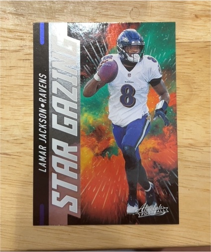 2021 Panini Absolute #SG3 Lamar Jackson Star Gazing — front