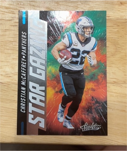 2021 Panini Absolute Star Gazing #SG10 Christian McCaffrey — front